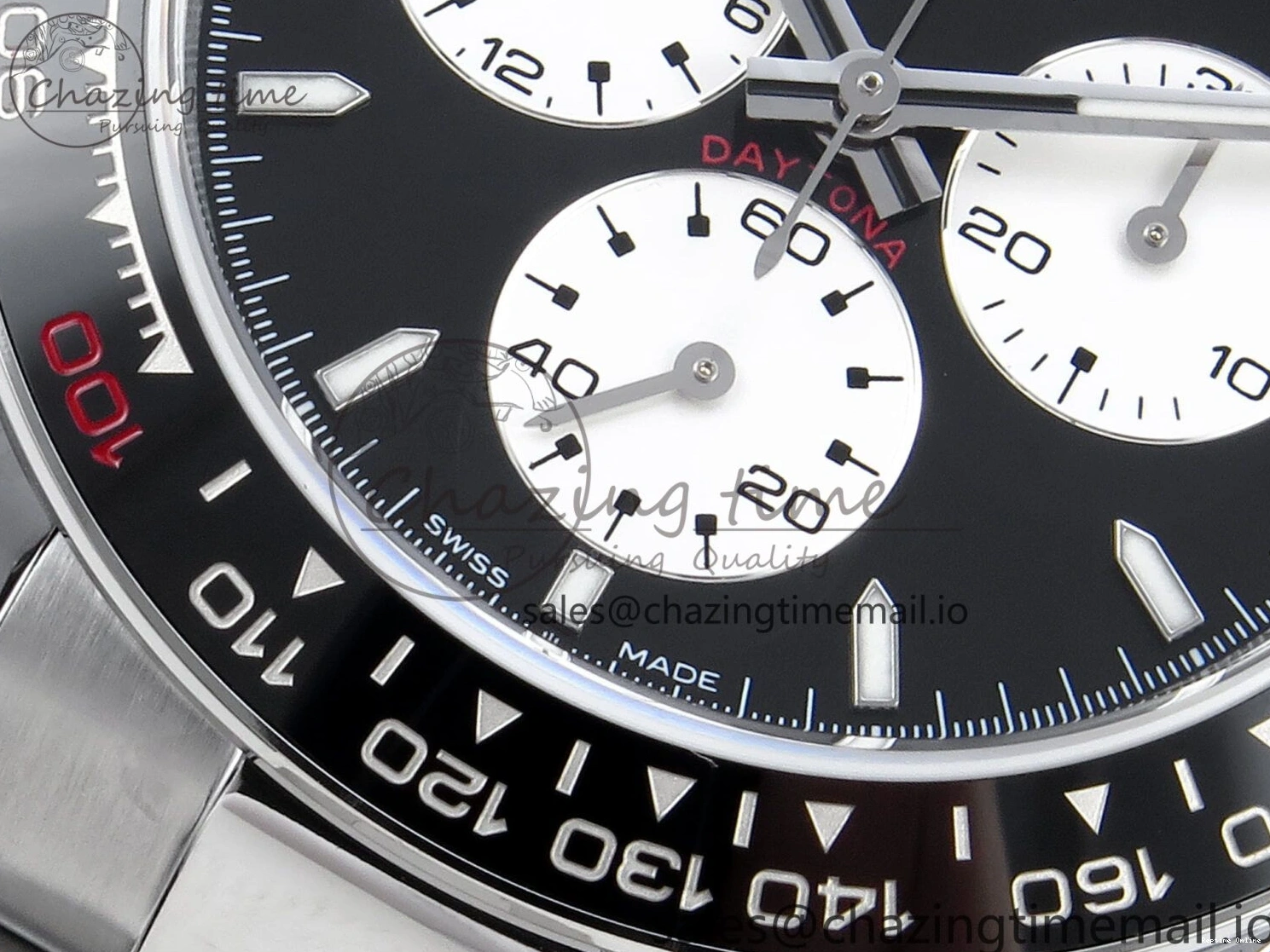 0209 EyeCatching Daytona 126529 QF 1:1 Best Edition Black Dial Steel 904L on SS Bracelet V8 QF 652